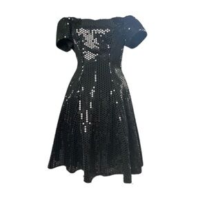 VINTAGE 80's BY NIGHT Sequin Dress, medium/large ERAS TOUR